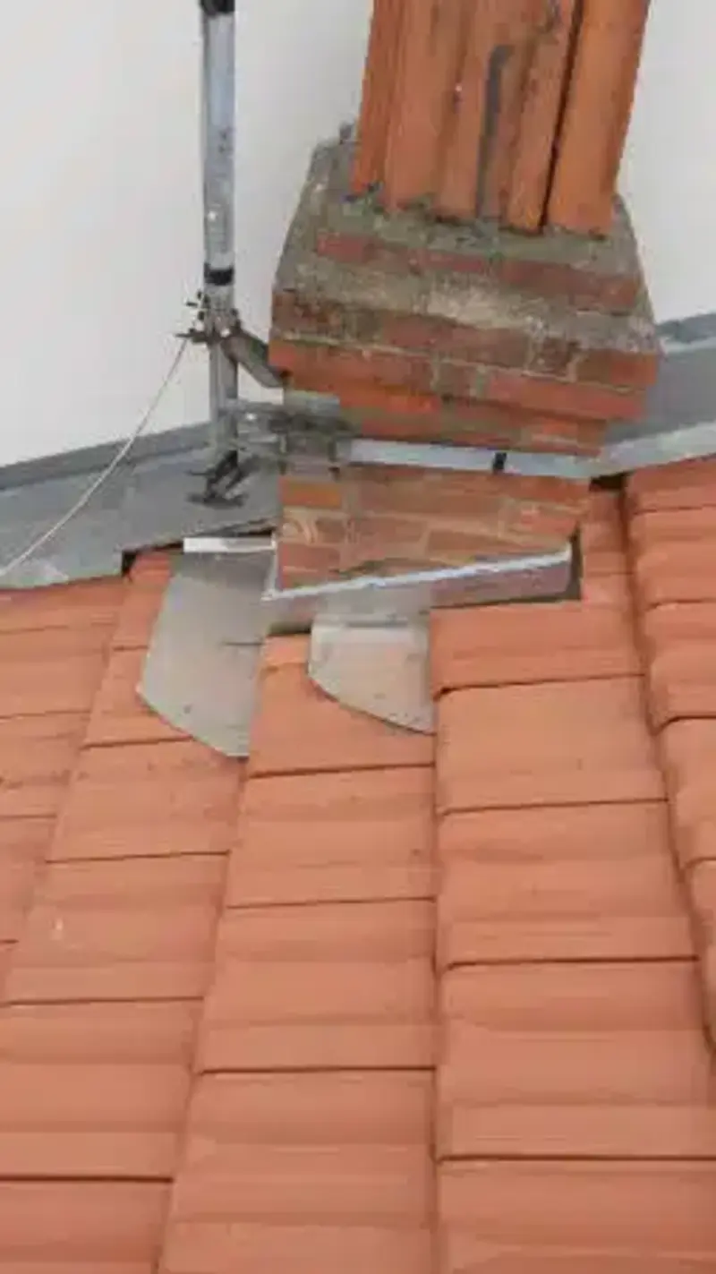 Réparation d'une fuite de toiture
